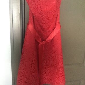 Junior Jessica McClintock Red Dress Size 7
